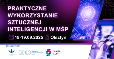 Praktyczne wykorzystanie sztucznej inteligencji (AI) w MŚP – szkolenie w Olsztynie